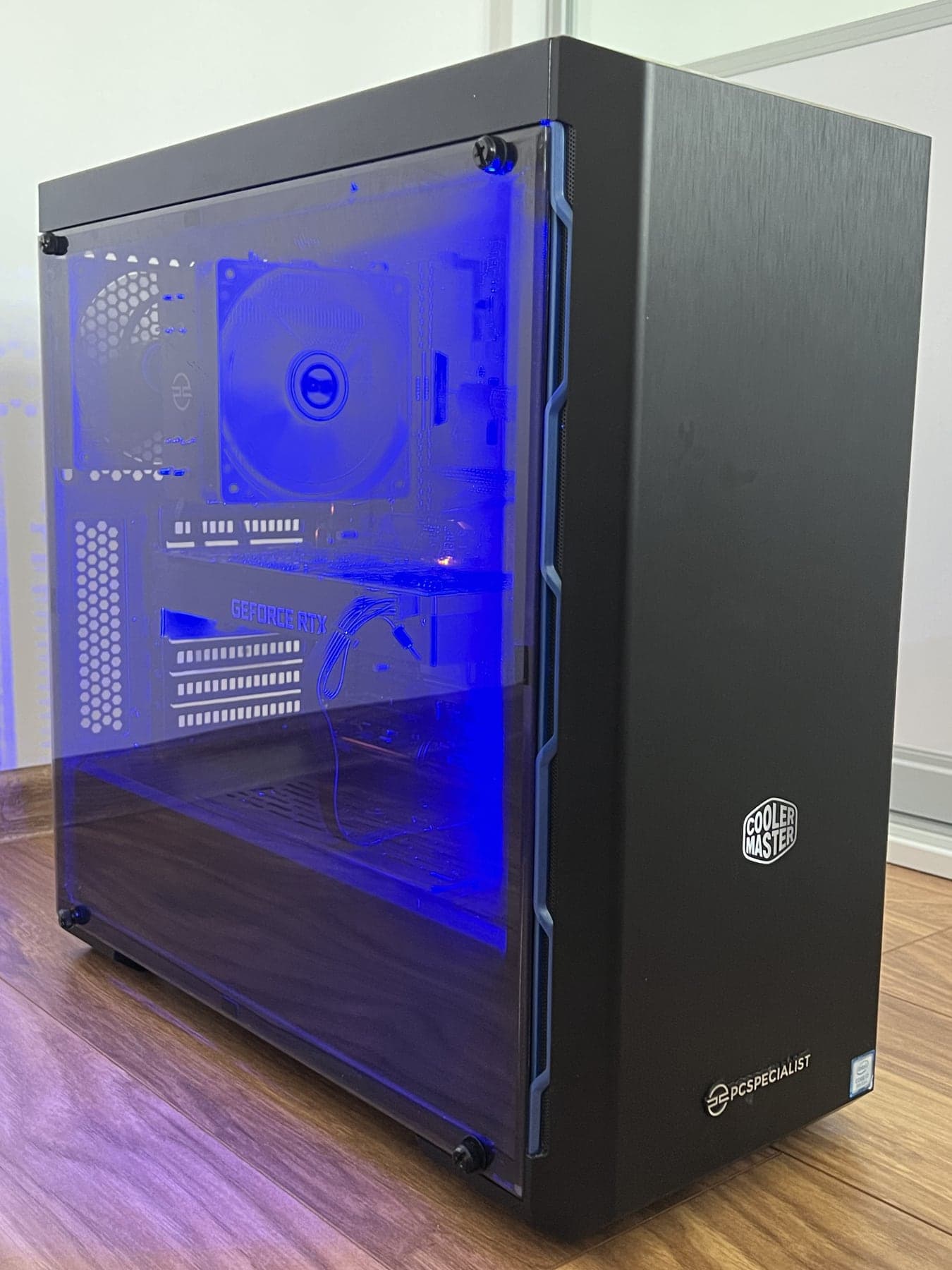 RTX 2070 Super · i7-9700 on the bench